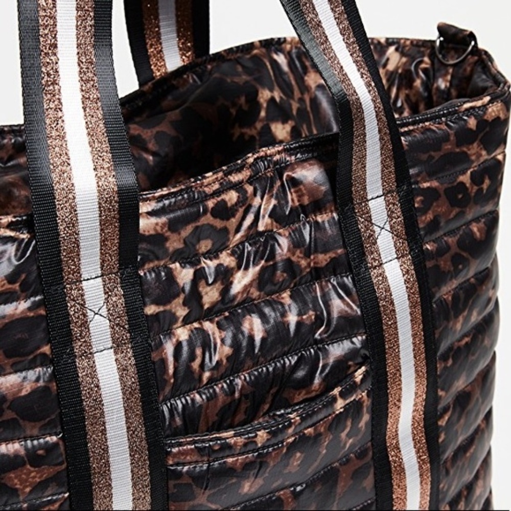 NWT Think Royln JR Leopard Wingman Tote Bag!